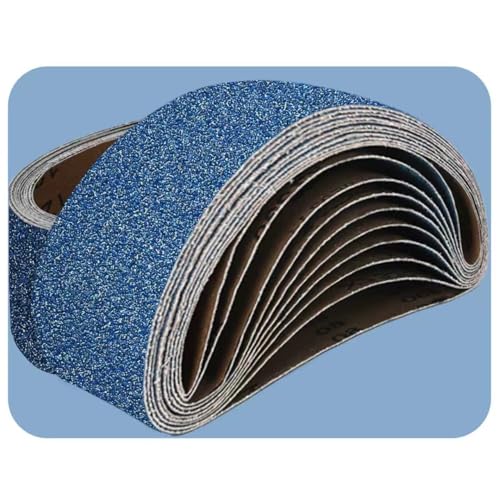 3x21 Inch Sanding Belts 20 Pcs 60 Grits Heavy Duty Belt Sander Zirconia Belt Sander Paper for Wood, Metal, Stainless Steel, Automotive, and Furniture 60 Grits-20 PCS