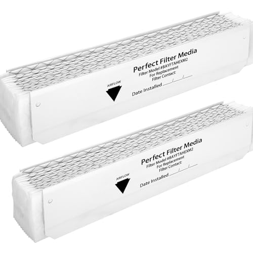 Upgrade BAYFTAHEXM2 Merv 13 expandable Perfectfit 5 Media Filter Compatible with Trane 20"x 25"x 5" Merv 13 BAYFTAHEXM2 Expandable Replacement for Trane BAYFTAHEXM2 Filter 2 Packs