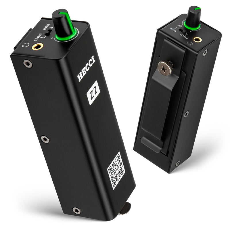 Z2 Wired Portable in Ear Monitor Amplifier, Headphone Amp with XLR and TRS Output, Headphone Amplifier with Stereo/Mono Switch for Keyboardists, Drummers, Guitar