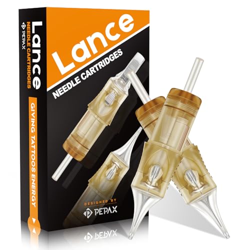 Tattoo Cartridge Needles - Pack of 20 0803RLL Professional Tattoo Needles Disposable Standard Round Liner Tattoo Accessories for Tattoo Machines