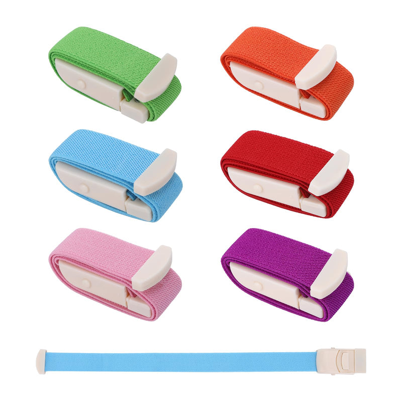 Pack of 6 Storage Tubes, Blood Collection, Tourniquet, Tactical Medical Kit, Clip-on Tourniquet, Outdoor Sports, Medical First Aid, Medical Safety at Home