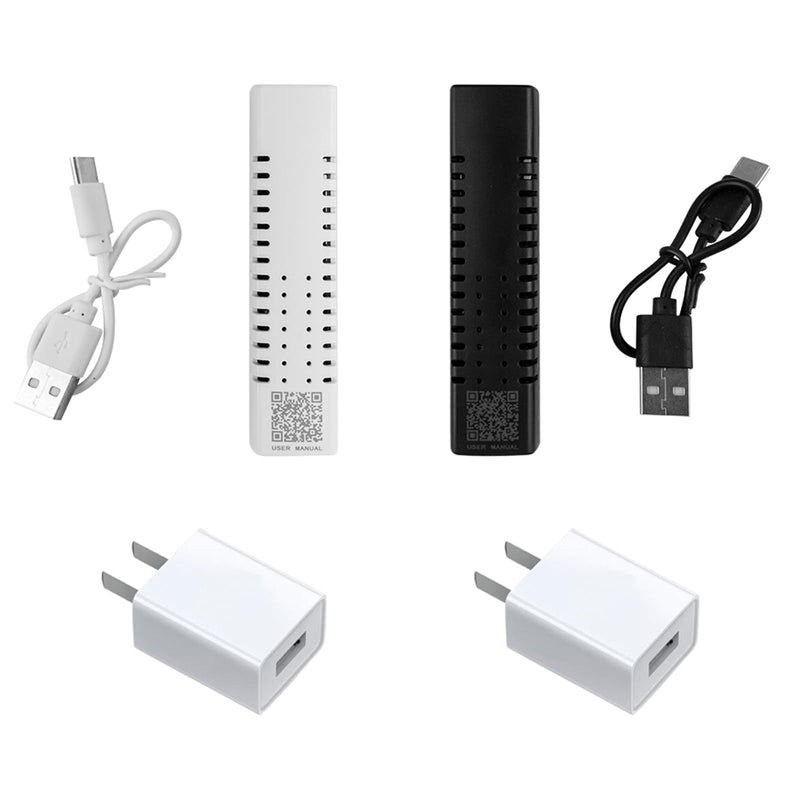 A Pair Mini Media Converter, Fiber Ethernet Coverter, Gigabit Media Converter 10/100/1000Base-Tx to 1000Base-FX TX1310nm/TX1550nm Single Mode 3Km, Type-C, with Power Supply MINI 3KM, RJ45