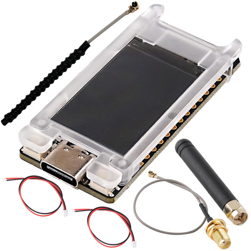 915MHz LoRa Mesh Node T114 V2 SX1262 Development Board nRF52840 w/1.14" inch TFT LCD Display + 915 MHz Antenna LoRa for Meshtastic LoRaWAN