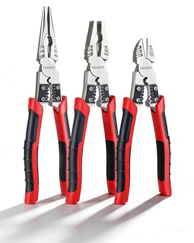 3 Pcs Plier Set Multi-Purpose Needle Nose