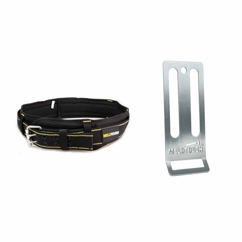 MELOTOUGH Tool Belt Suspenders Tool Harness for Heavy Duty Work, Movable Shoulder Pads, Quick Clip Suit, Stainless Steel Drill Belt Holder, Drill Holster for Tool Belt
