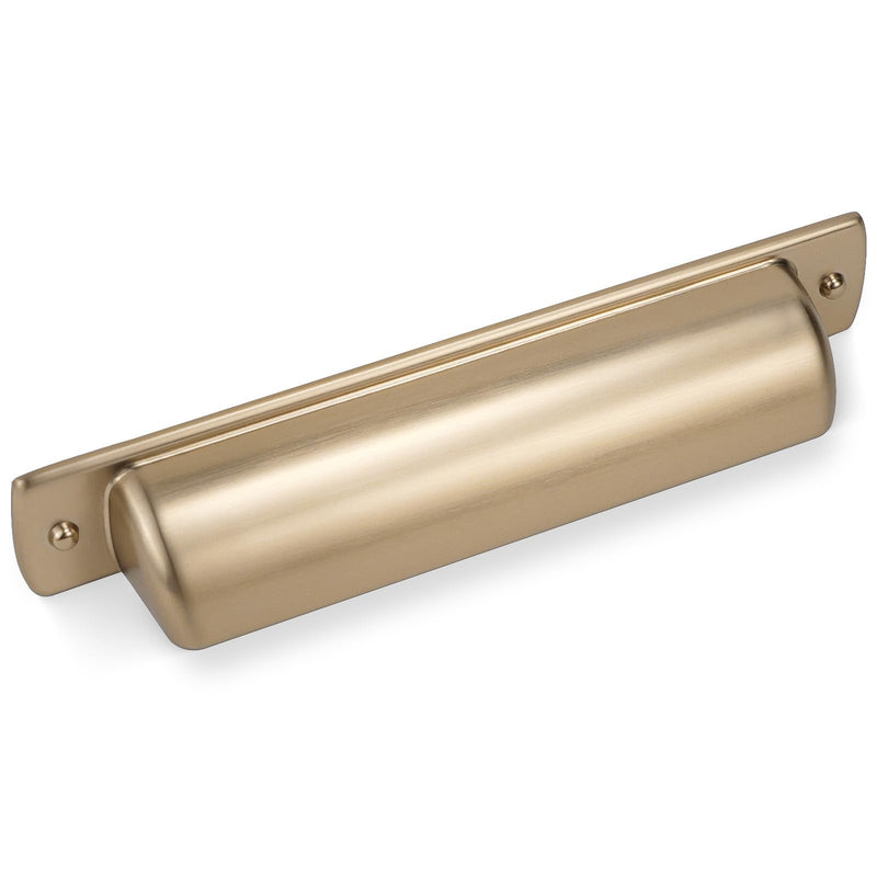 10 Pack 3-3/4 Inch(96mm) Cabinet Pulls Champagne Bronze Kitchen Cabinet Pulls Zinc Alloy Drawer Pulls Solid Cabinet Hardware 3.75" Hole Center（96mm） 10 Pack