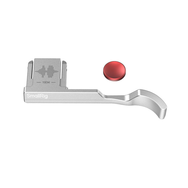 SmallRig Thumb Grip with Hot Shoe Cover for FUJIFILM X-M5 (Silver) - 4877 Silver