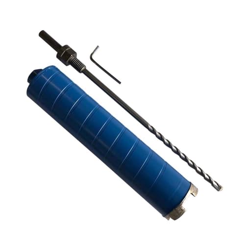 2-1/2" Dry Diamond Core Drill Bits for Brick and Block with 1/2" Shank Pilot Bit Adapter, 9.5" Drilling Depth, 5/8"-11 Arbor 2-1/2 in 9.5" Drill Depth - Dry