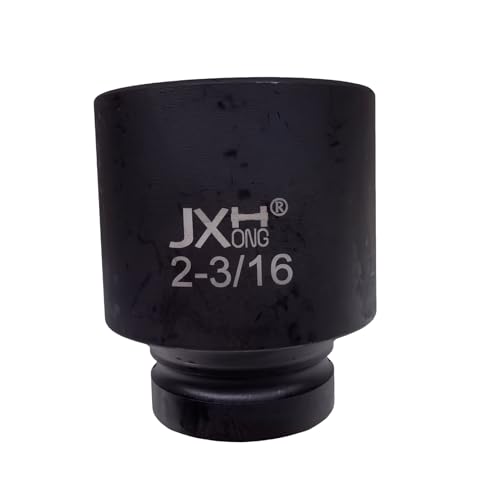 1" Drive 2-3/16" Impact Socket, 6-Point, Heat Treated Cr-V Alloy Steel