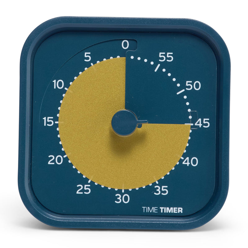 Time Timer MOD - Home Edition - Individual Sized 60 Minute Visual Countdown Timer for ADHD, Adults, Students, and Pomodoro with Silent Operation (Metallic Midnight)