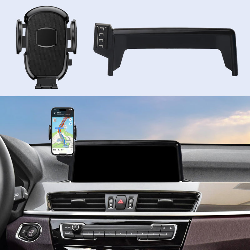 Car Phone Holder Mount Fit for BMW X1 2016-2022/X2 2018-2023(Only fits for 8.8-inch Screen), Car Dashboard Mount,Thick Cases Friendly Fit for iPhone/Android and All Smartphones X1 2016-2022/X2 2018-2023 8.8-inch