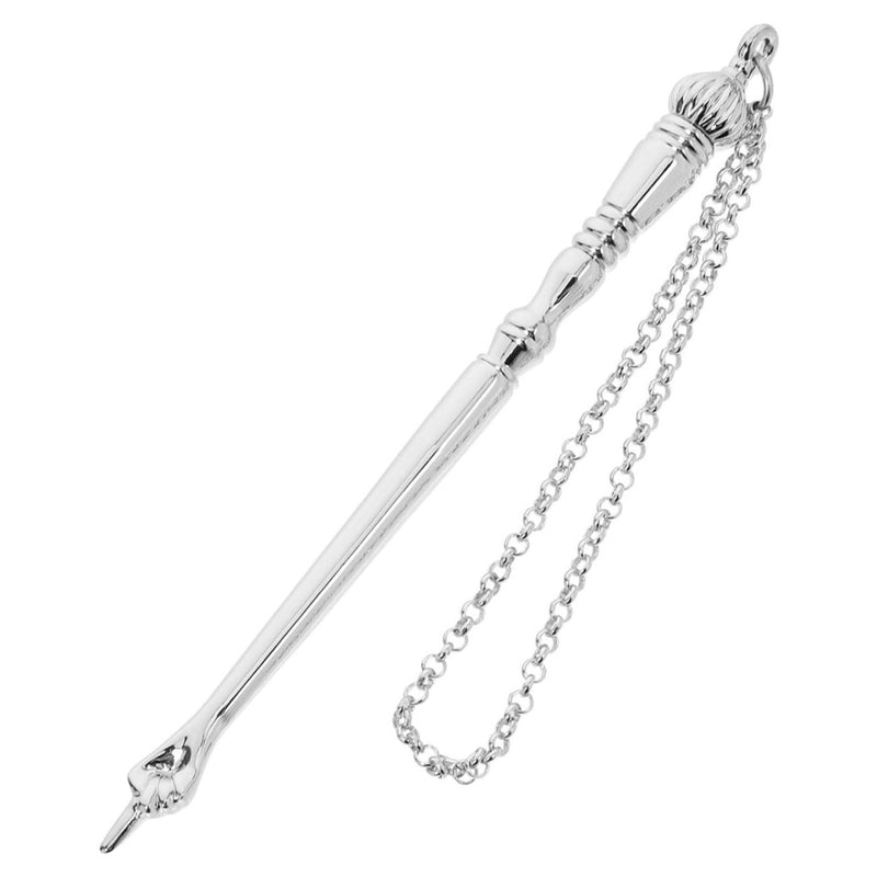 Jewish Bible Reading Pointer Tool - Elegant Silver Metal Finger Yad for Bar Mitzvah Torah Reading and Home Use - Ergonomic Design for Efficient Reading