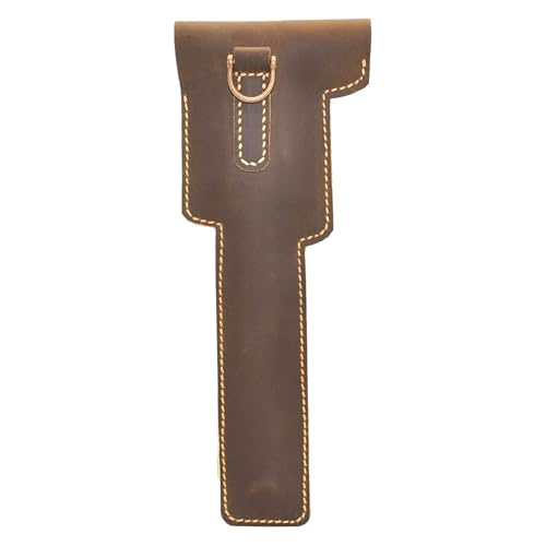 Leather Caliper Holster, Tool Case Sheath, Leather Vernier Caliper Cover, Vernier Caliper Case, Handmade Vernier Caliper Storage, For6 inch calipers (Brown) Brown