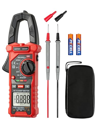 AstroAI TRMS 6000 Counts Multimeter with Large Backlit Display + 2000 Counts Auto-ranging Digital Clamp Meter