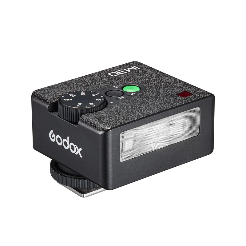 Godox IM30 Mini Camera Flash, Super-Portable 78g Pocket Sized, 7 Level Dimming, GN15, 230 Full-Power Flashes 3.6s Recycle Time Compatible with Canon/Nikon/Sony/Fujifilm Camera
