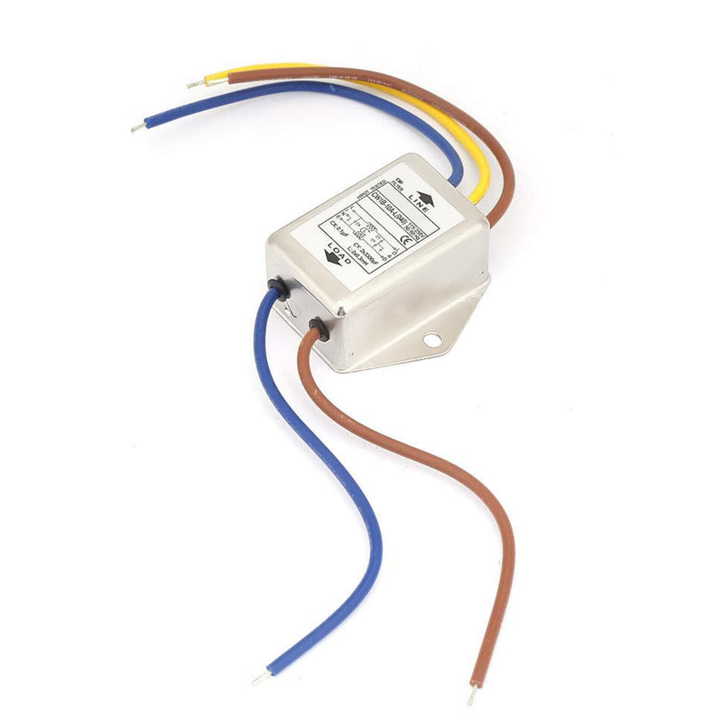 EMI Power Filter 125/250V Electromagnetic Interference Filter CW1B-10A-L (040) Single Phase Filter for Suppression of Impulse Interference