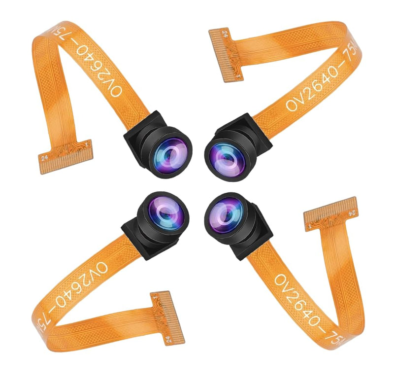 OV2640 Camera Esp32 Cam Camera Module,Aideepen OV2640 Camera 160° Wide-Angle Lens 2 Megapixel Sensor I2C Support JPEG RGB YUV for ESP32 MCU Camera 4 PCS