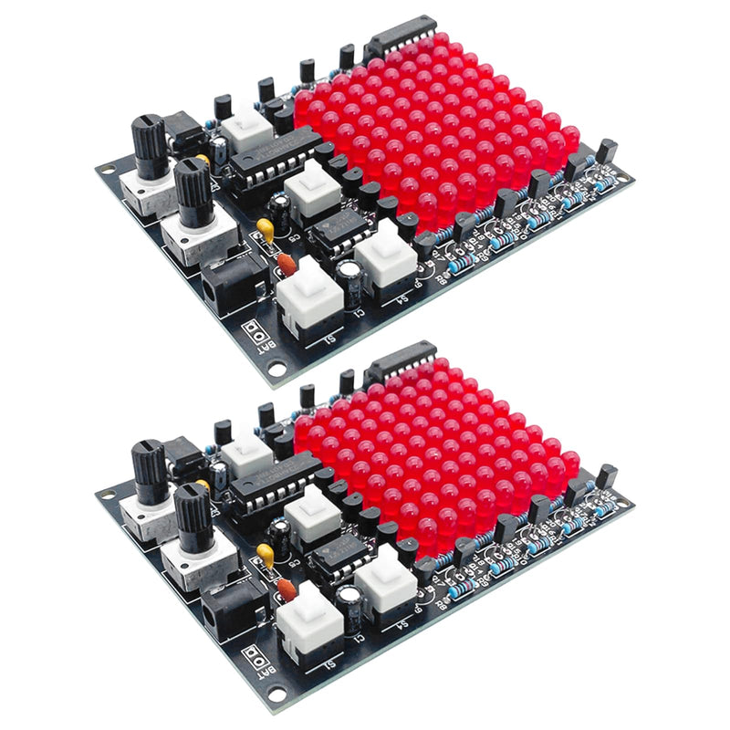 Set of 2 Soldering Kit, Soldering Set Kit, LED Soldering Exercise Set, DIY Soldering Kit, Soldering Learning Set, Soldering Kit, Soldering Kit for Beginners, Students, Soldering Enthusiasts, Learning Training DIY Soldering Project