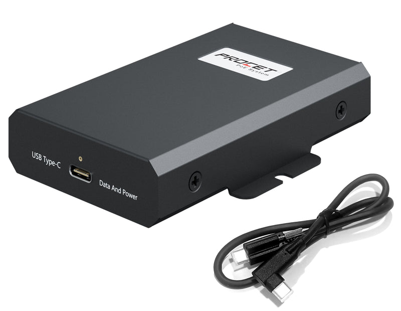 PROCET Gigabit PoE to USB C Converter up to 60W RJ45 to C Type Power with Ethernet Connectivity, Wide Working Temp -4℉ to 131℉ for Echo Hub, Home Assistant, Beosound A5, VR Quest, Tablet, iPad, Laptop