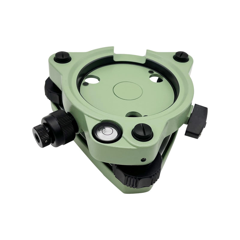 Tribrach with Optical Plummet Compatible with Topcon Sokkia Total Station, Aluminum Tribrach Adapter, Green Survey Equipment Tribrach