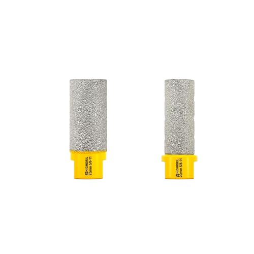 HIGHDRIL Diamond Milling Bit for Enlarging and Shaping Hole,Diameter 25MM (1") Dry Drilling Core Bit for Porcelain,Hard Ceramic,Granite and Marble