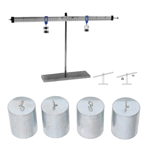 Weight With Hook 200G Calibration Weight Set, Steel Weight for Digital Scale, 4 Hook Weights with Storage Box, for Experiments and Balance Tests, Chrome Plated