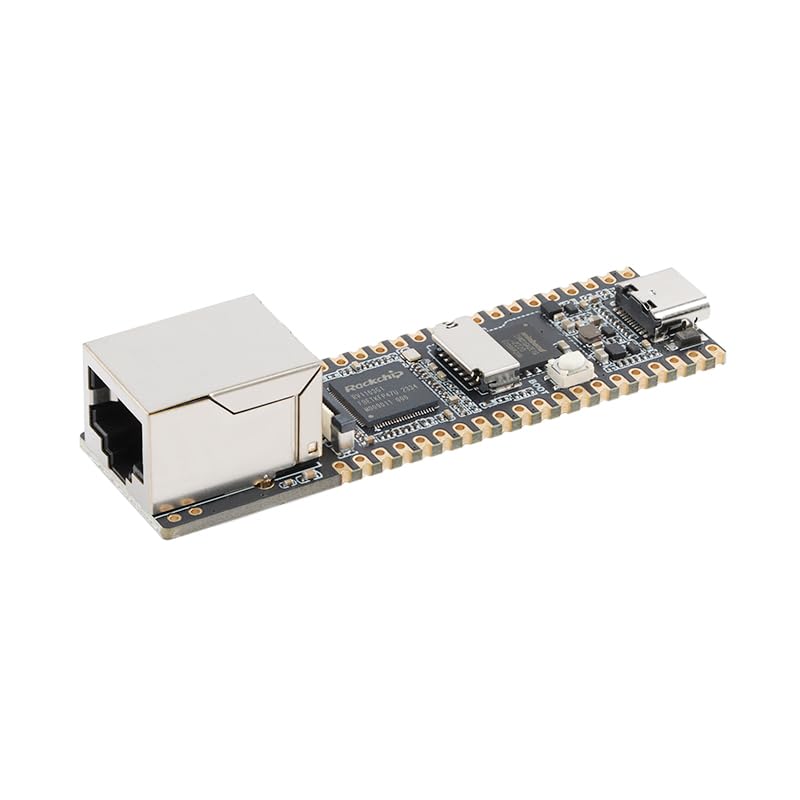 Luckfox Pico Plus Board Micro Linux AI Development Board RV1103 Integrates ARM Cortex-A7/RISC-V MCU/NPU/ISP with Ethernet Port Supports int4 int8 int16 NPU 64MB DDR2 0.5TOPS