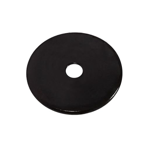 100 Pack 1/4" ID x 1-1/4" OD Fender Washers, Black Oxide, 18-8(304) Stainless Steel, Washers for 1/4" Screws & Bolts