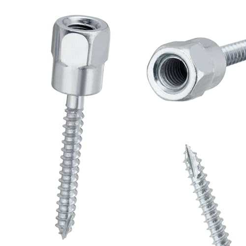 3/8" Vertical Rod Anchor Screw 1/4" x 2", Threaded Rod Anchor Screw Fitting 50