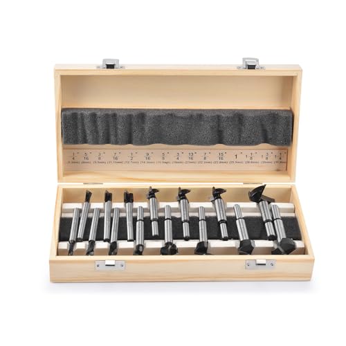 Mollom 15Pcs Carbide Forstner Drill Bit Set (6.3-35mm) 15Pcs | 6.3-35mm