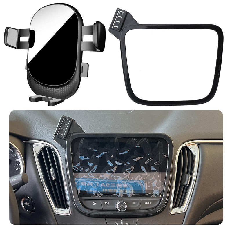 Car Phone Holder for Chevrolet Equinox/Malibu Auto Accessories [Only for Chevy 2018-2024 Equinox & 2016-2025 Malibu] [Auto Lock Hands Free Cell Phone Mount Car fits for iPhone & All Smartphones]