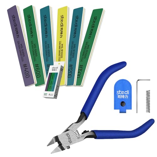 stedi 6PCS Sanding Sticks+ Sprue Cutters