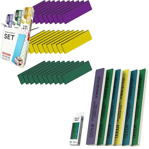 stedi 6PCS Sanding Sticks+ 30PCS Sanding Sponge
