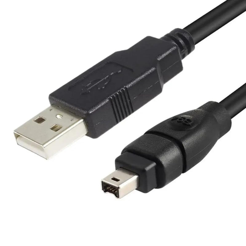 FireWire IEEE 1394 Cable for Data Transfer, USB to 4-Pin Connectors, 6ft USB to 4 Pin 1394