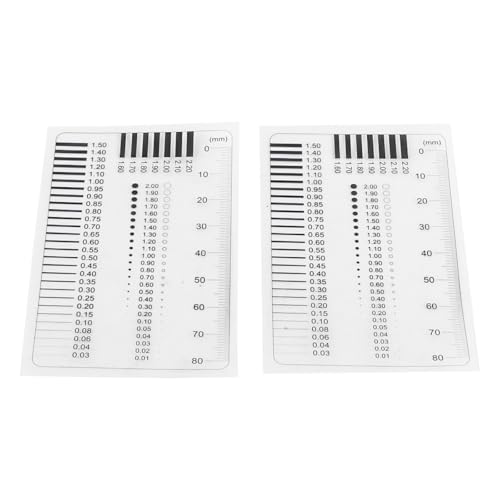 Namvo Point and Line Measuring Device, Spot Card, Crack Width Ruler, Split Ruler, Comparison Card, Trachoma Comparison Sheet, Crack Comparison Ruler, Important Tools for Fault Measurement
