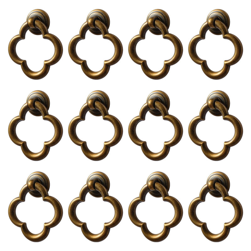 Cupboard Knobs Cabinet Knobs Drawer knobs, Zinc Alloy Gold Knobs for Dresser, Cupboard Knobs for Kitchen, Bathroom 12 Bronze