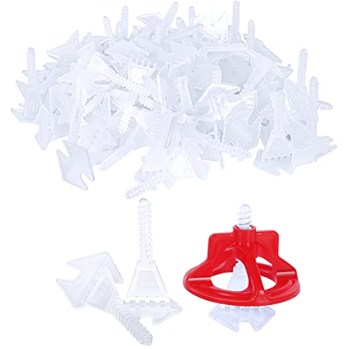 Pro-Grade 1/32" Professional Tile Leveling System Kit 700 Base+100 caps for Floor & Precision Gap Control |Effortless DIY Install(700 Base+100 caps, 1/32)