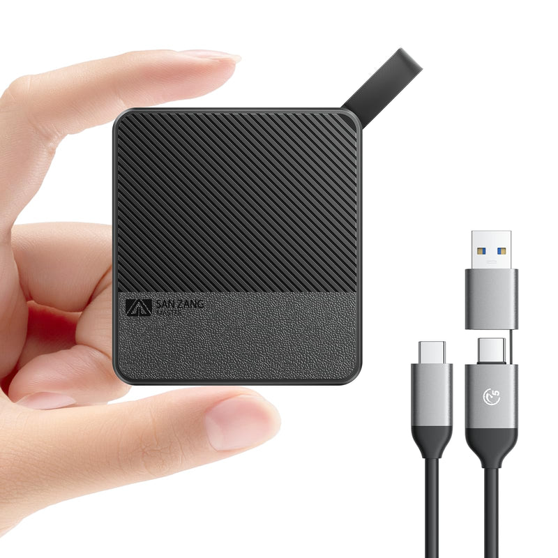 SAN ZANG MASTER Portable SSD 1 TB, External Solid State Drive, Up to 560MB/s, Durable Storage for Photos, Games, Files