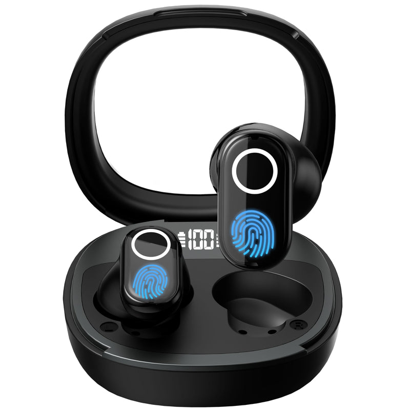 AI Language Translation Earbuds Real Time, in-Ear HD Sound 3-in-1 Long Battery TWS Translator Earphones 144 Languages & 8 Offline for Travel Business Learning(Black) Black