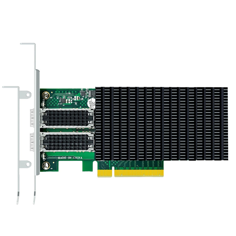 GLOTRENDS ST7369 2-Port 25Gb SFP28 Server Network Card with Mellanox ConnectX-4 Lx EN Controller, PCIe 3.0 X8 Interface, RDMA Over Converged Ethernet (RoCE), Not Infiniband