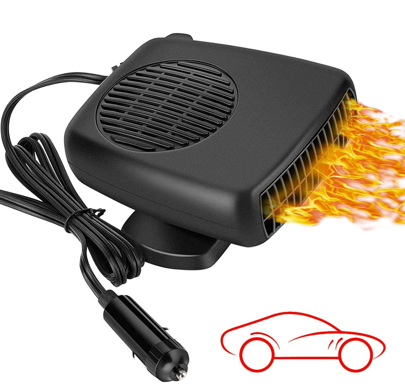 Car Heater, Portable Car Heater 12V 150W Car Windshield Defogger Fast Heating & Cooling Fan 2 in 1 Modes Car Heaters for Vehicle