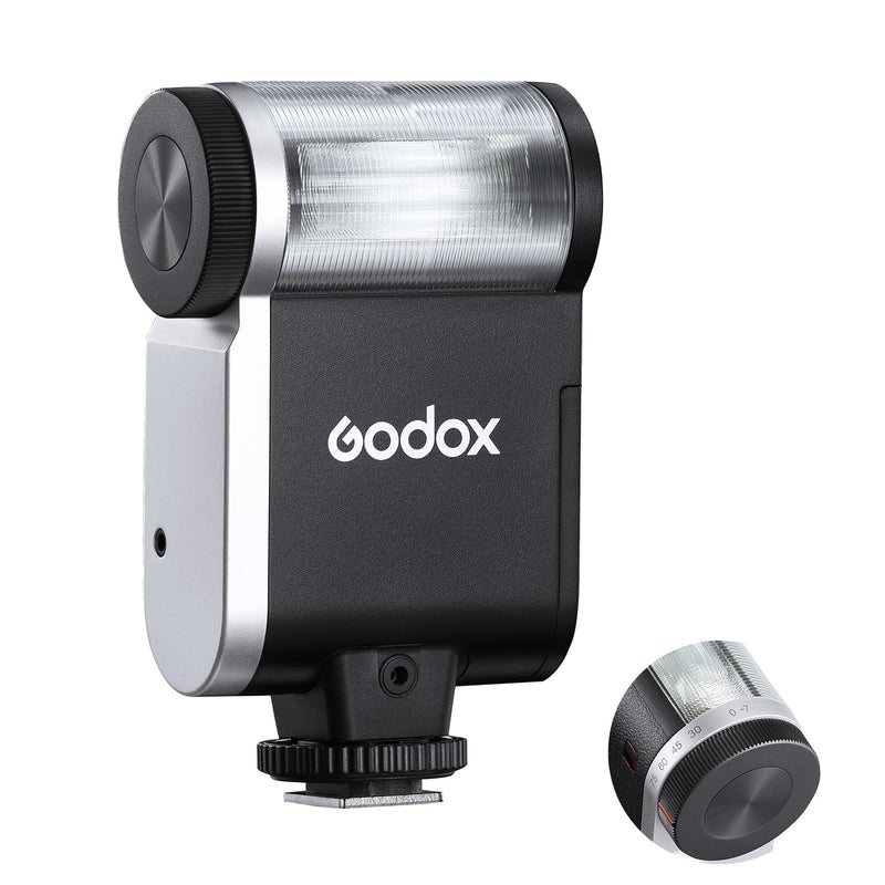 Godox Flash iA32 Mini Flash - Camera Flash with GN15, Auto/Manual Flash, 8 Power Levels(1/128-1/1), 2.5s Recycle for Sony zv-1 Sony zv-e10 Ricoh gr3 Cannon Nikon Fujifilm Various Cameras