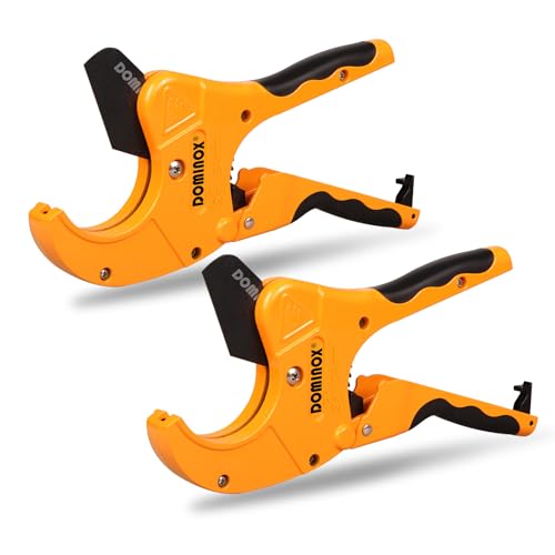 PVC Pipe Cutter, Cuts up to 2-1/2", Ratchet type 2-1/2"(2PCS)