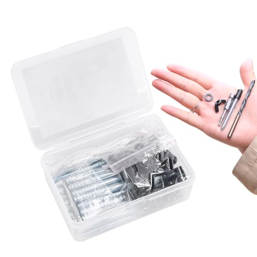 ® 25 Sets M8 x 2-1/4 "Wood or Brick Wall Hurricane Anchor Kit (1 Drill Bit and 1 Drive Tool) Blue