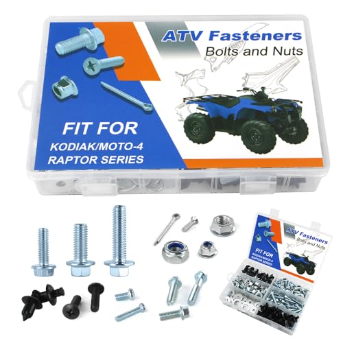 200PCS Fasteners Bolts Kit Fit for Raptor/Kodiak/YFM Models