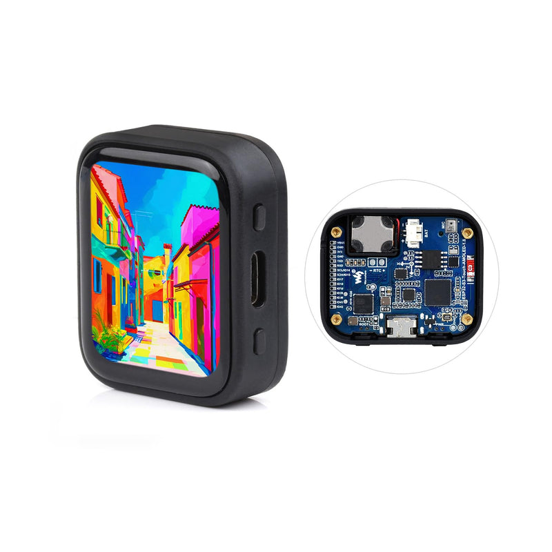 Waveshare ESP32-S3 1.8inch AMOLED Touch Display, Embedded with SH8601 Display Driver and FT3168 Capacitive Touch Chip, ESP32 with Display,32-bit LX7 Dual-core, 368×448 Pixels, Without Lithium Battery