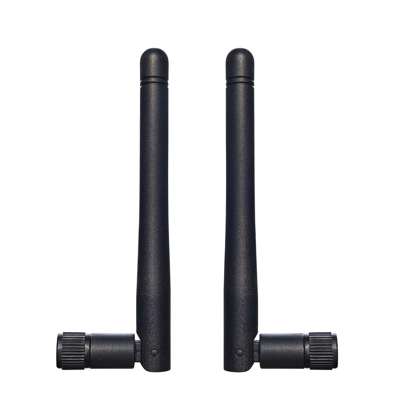 2-Pack Dual Band WiFi 2.4g 5g 5.8g 6e Antenna SMA Male Connector, Compatible with WiFi Router IP Camera PCI-E Network Card USB Adapter Security Video IoT WiFi Antenna 2-pack SMA WiFi Antenna