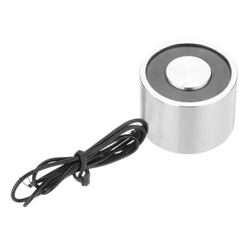 QUARKZMAN Round Solenoid Electromagnet DC 24V 150N 33LB/15kg Electromagnet Electric Solenoid for Automation Equipment | 150N 33LB/15Kg, For Automation Equipment, Electromagnet