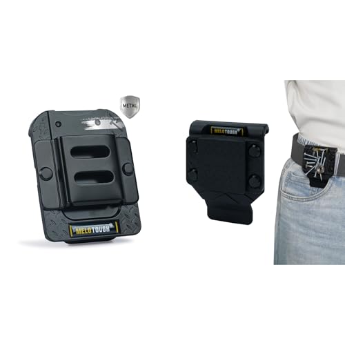 MELOTOUGH Drill Holder for Tool Belt,Tape Measure Holder,Magnetic Tool Holder Strong Magnetic Belt Clip