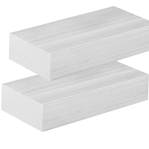 2PCS Aluminum Flat Bar 1x2x6 in, 6061 Solid, for Industrial